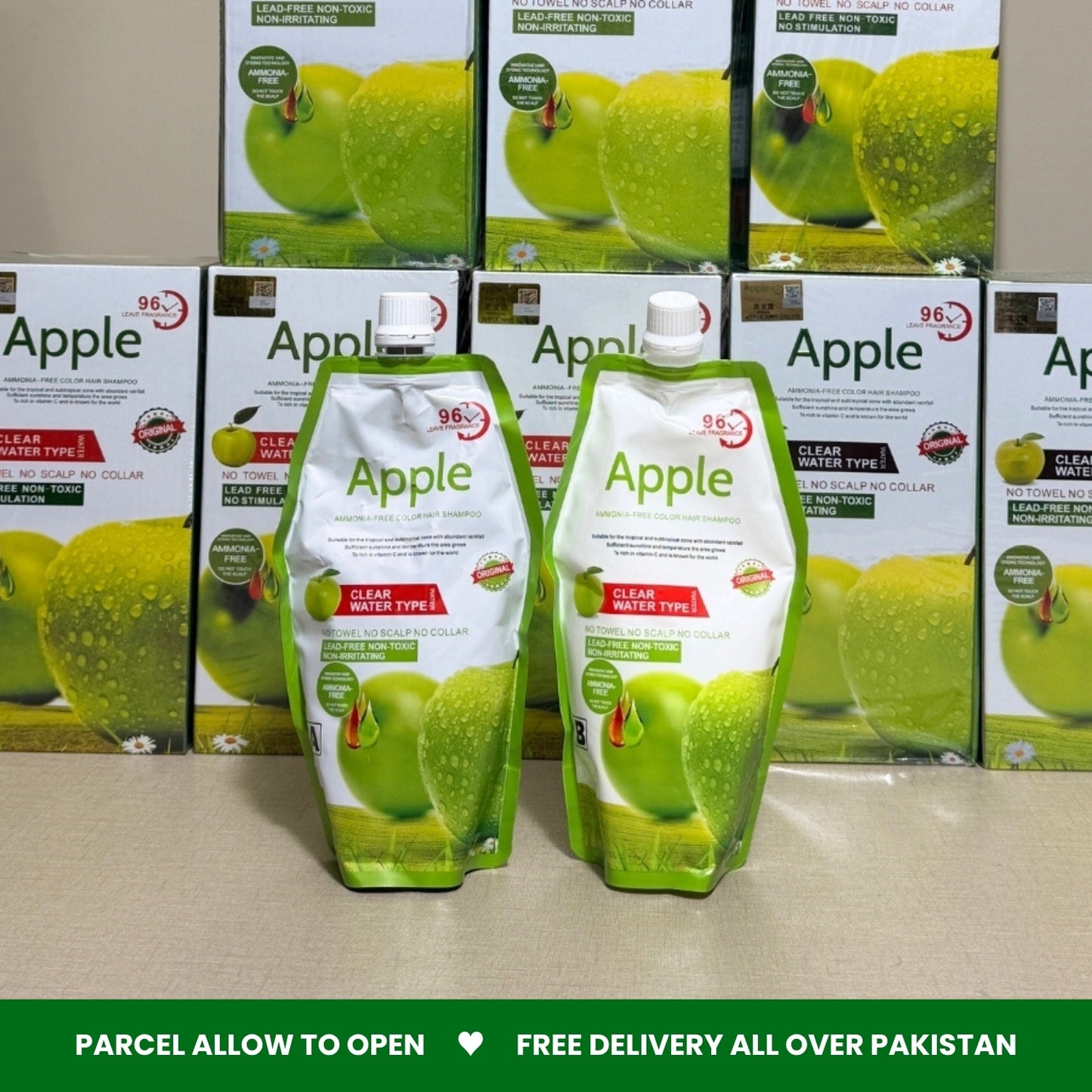 Apple Hair Color | Original | Ammonia-Free | 2x 500ML